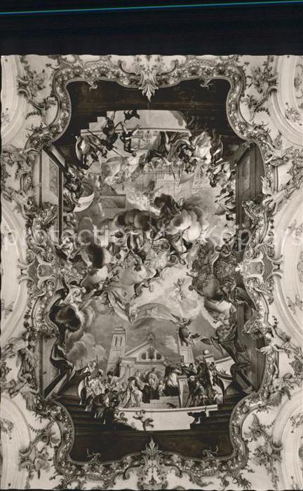 Diessen Ammersee Kloster Pfarrkirche Langhaus Deckengemaelde