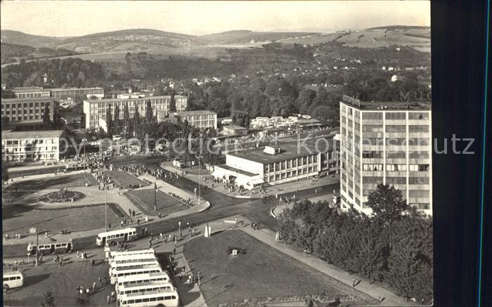 Gottwaldov Tschechien Platz der Arbeit Geschaeftshaus