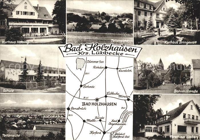 Bad Holzhausen Luebbecke Kurhaeuser Holsing und Bringewatt Schule Bahnhofstr Tei