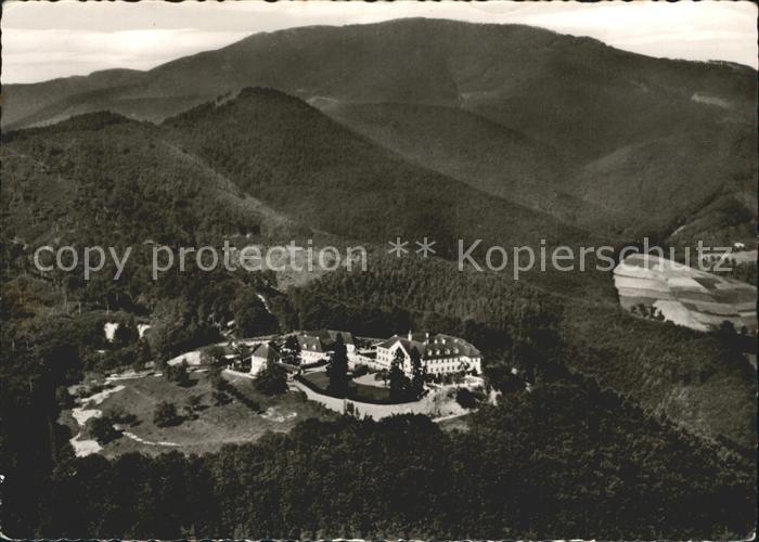 Hochblauen Schloss Buergeln Fliegeraufnahme