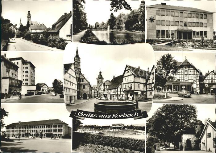Korbach Orts und Teilansichten Strassenpartien