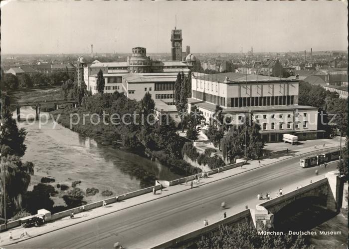 Muenchen Bayern Deutsches Museum Panorama