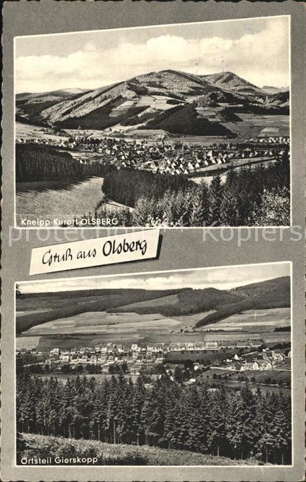 Olsberg Sauerland Totalansicht mit OT Gierskopp