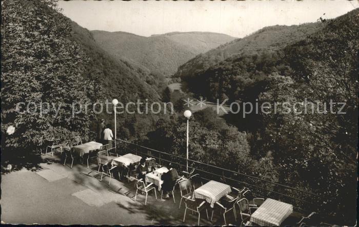 Bad Bertrich Hotel Cafe Marienhoehe Terrasse