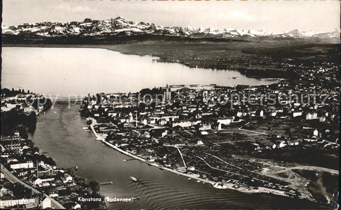 Konstanz Bodensee Fliegeraufnahme