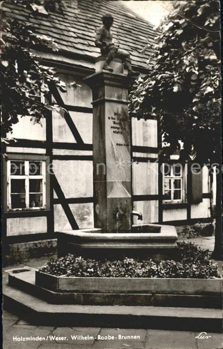 Holzminden Weser Wilhelm Raabe Brunnen