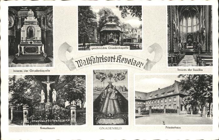 Kevelaer Gnadekapelle Inneres Basilika Inneres Kreuzbaum Gnadenbild Priesterhaus