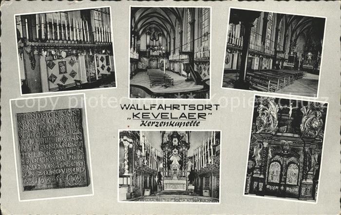 Kevelaer Kerzenkapelle Inneres Teilansichten