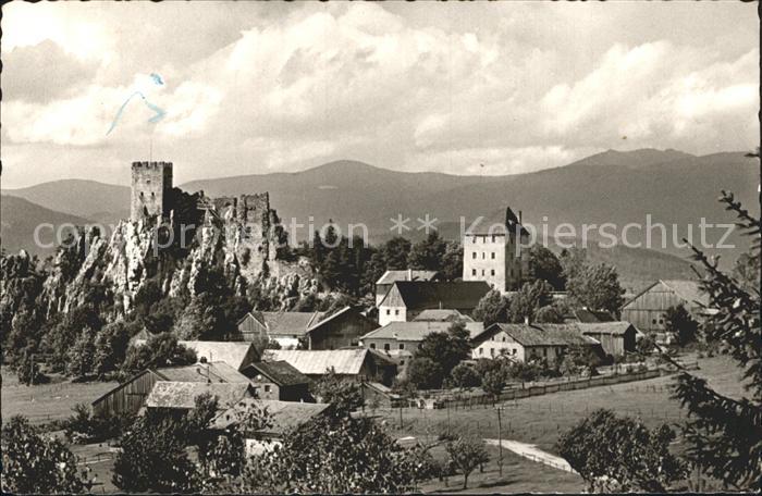 Regen Burgruine Weissenstein