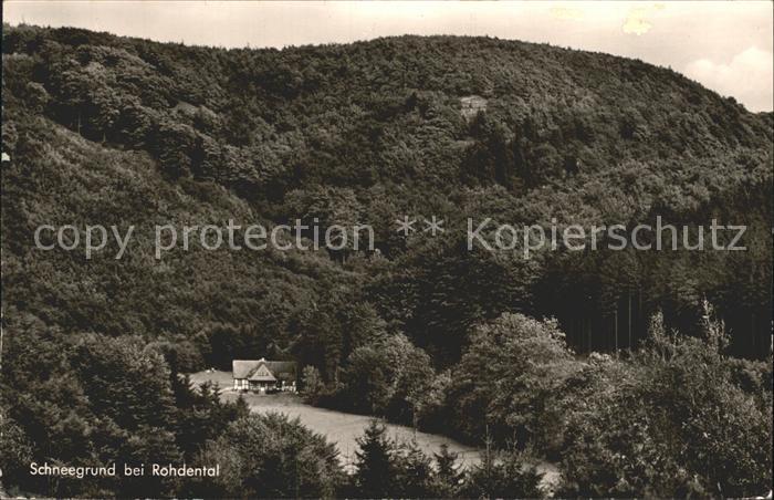 Rohden Schneegrund mit Naturfreundehaus