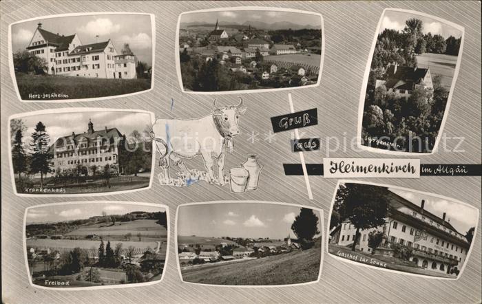 Heimenkirch Herz Jesu Heim Total Krankenhaus Freibad Panorama Syrgenstein Gastho