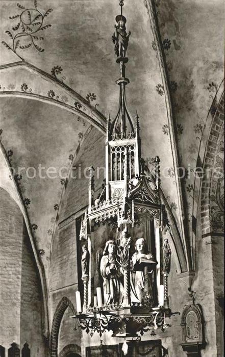 Moelln Lauenburg St Nicolai Kirche Marien Verkuendigungsleuchter