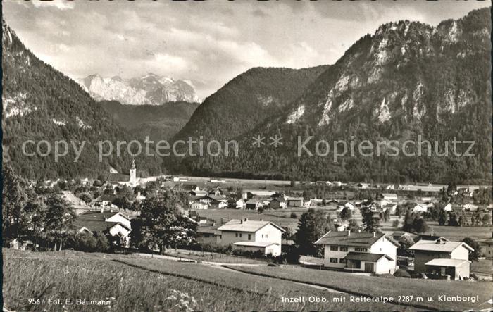Inzell Traunstein Bayern mit Reiteralpe und Kienbergl