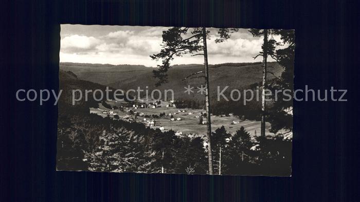 Obertal Baiersbronn Totalansicht Gasthof Pension zum Engel