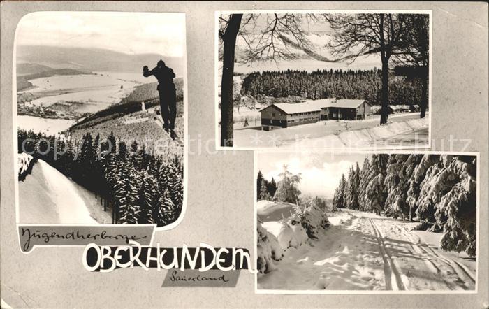 Oberhundem Jugendherberge Winteridyll