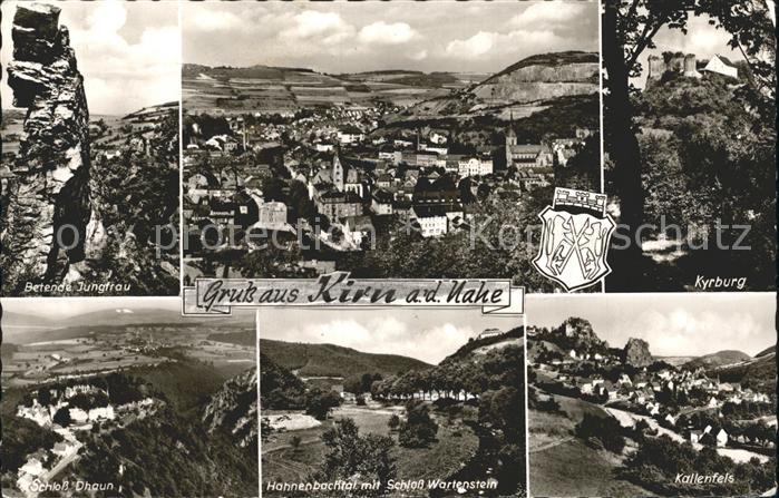 Kirn Nahe Betende Jungfrau Total Kyrburg Schloss Dhaun Schloss Wartenstein Kalle