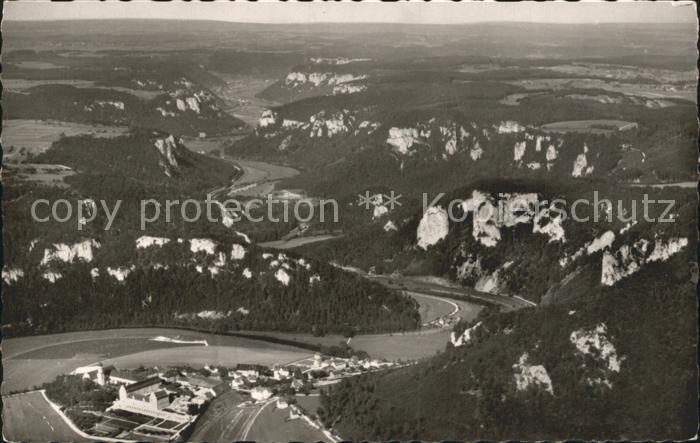 Beuron Donautal Kloster Hotel Klosterhof Fliegeraufnahme