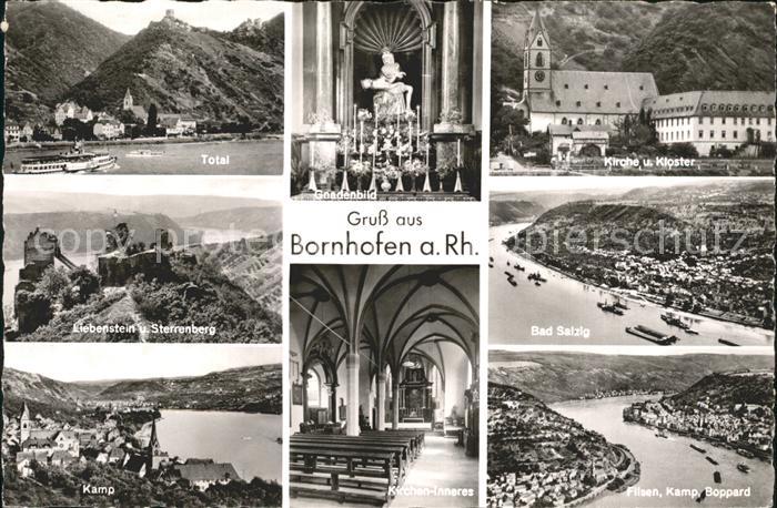 Bornhofen Kamp Total Gnadenbild Kirche Kloster Liebenstein Sterrenberg Bad Salzi