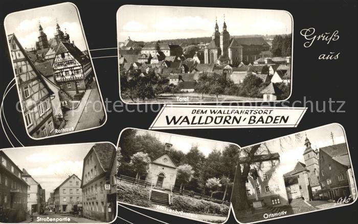 Wallduern Rathaus Total Strassenpartie Maerzenbruennlein Ortsmotiv