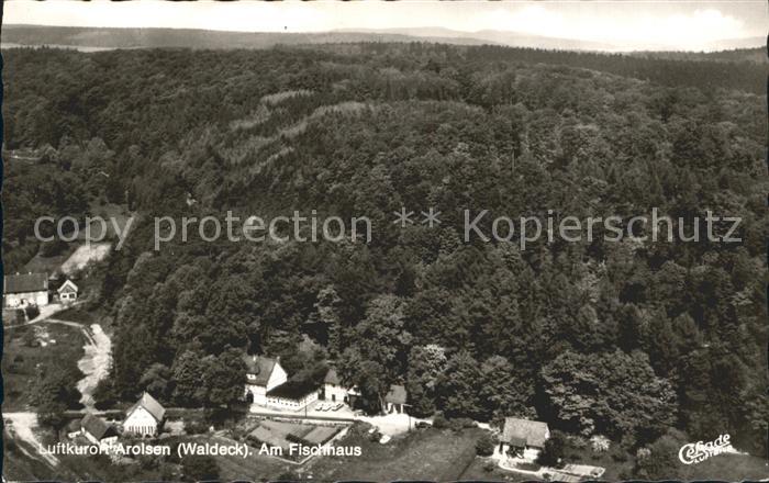 Arolsen Bad Am Fischhaus Fliegeraufnahme