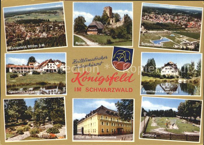 Koenigsfeld Schwarzwald Total Ruine Waldau Schwimmbad Gaestehaus Vogelnest Famil