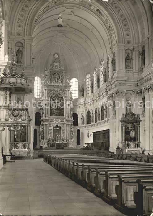 Muenchen Bayern Kirche St Michael Inneres