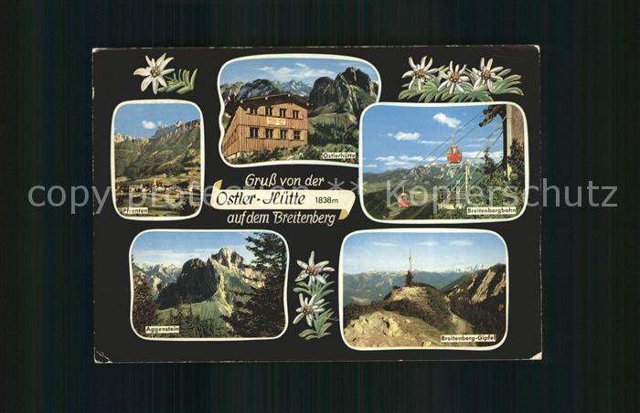 Pfronten Ostallgaeu Bayern Total Ostlerhuette Breitenbergbahn Aggenstein Breiten