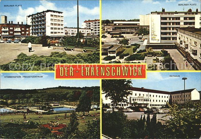 Oer-Erkenschwick Berliner Platz Stimmbergpark Schwimmbad Rathaus
