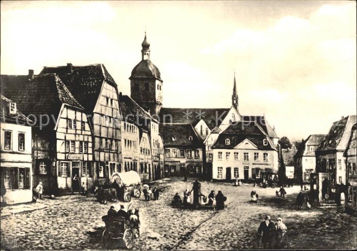 Recklinghausen Westfalen Marktplatz Gemaelde