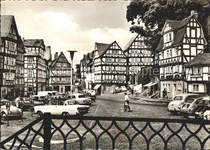 Homberg Efze Marktplatz Fachwerkhaeuser