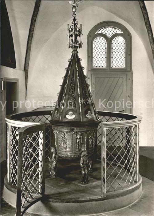 Moelln Lauenburg St Nicolaikirche Taufe von 1509