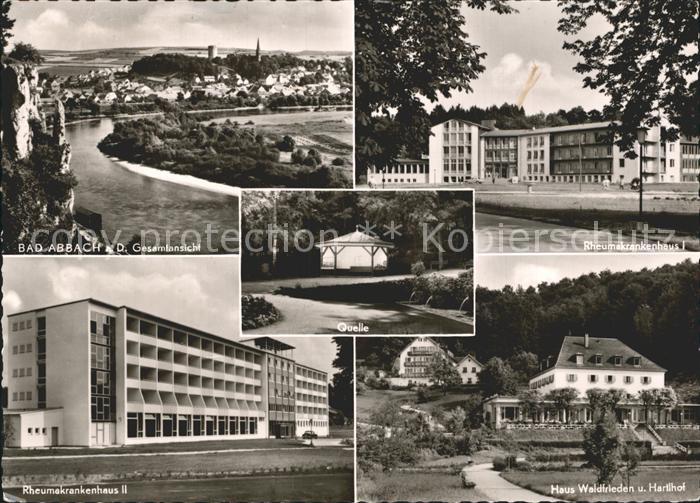 Bad Abbach Total Rheumakrankenhaus I und II Quelle Haus Waldfrieden Harthof