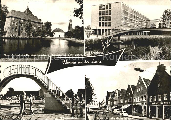 Winsen Luhe Ehem Schloss der Herzoege Lueneburg Braunschweig Kreishaus Schwimmba