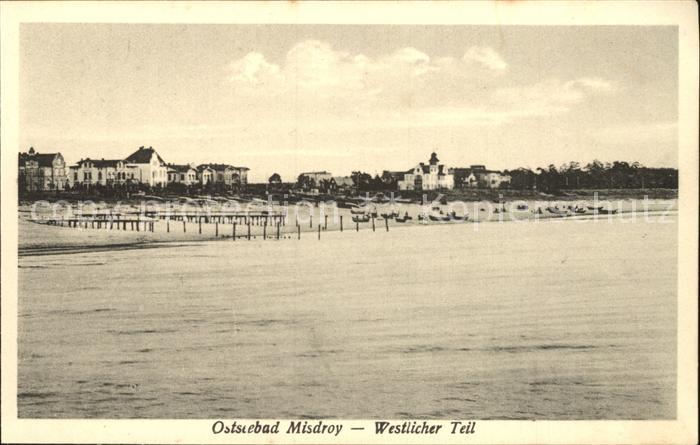 Misdroy Ostseebad Westpommern Westlicher Teil Strand