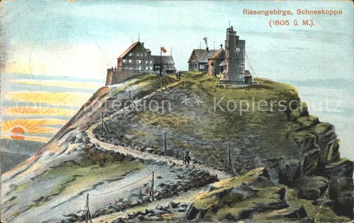 Schneekoppe Snezka Berggasthaus Turm