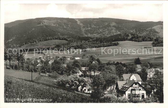 Bad Liebwerda Tschechien Panorama Isergebirge
