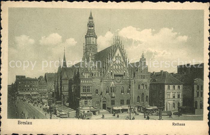 Breslau Niederschlesien Rathaus