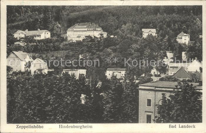 Bad Landeck Zeppelinhoehe Hindenburgheim