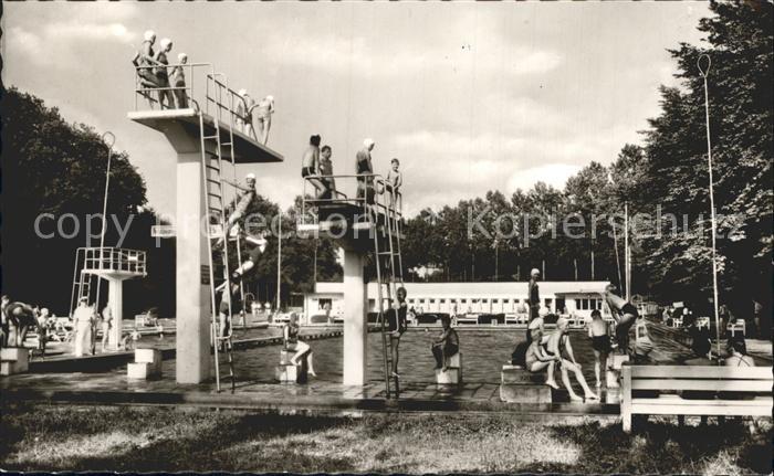 Blomberg Lippe Freibad Sprungturm Schwimmbad