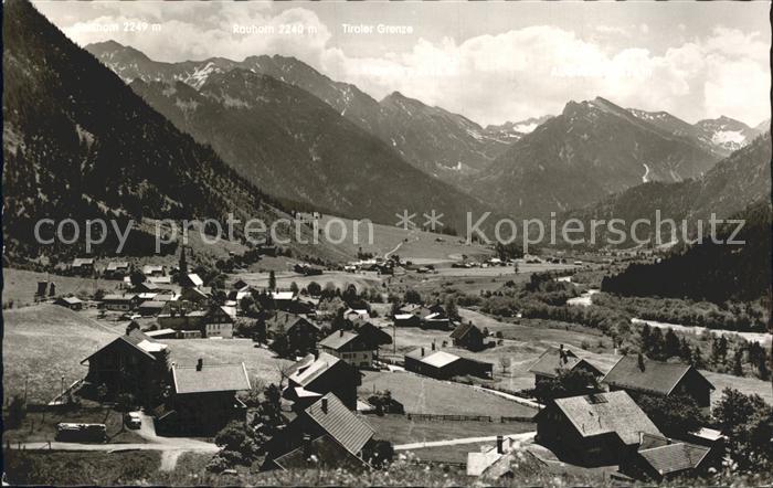 Hinterstein Bad Hindelang Panorama Allgaeuer Alpen