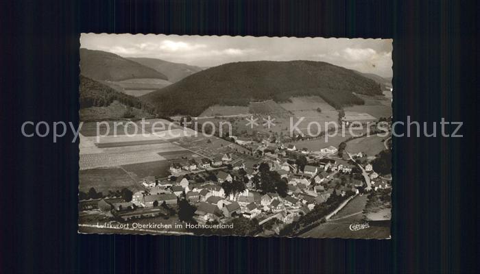 Oberkirchen Sauerland Luftkurort Fliegeraufnahme