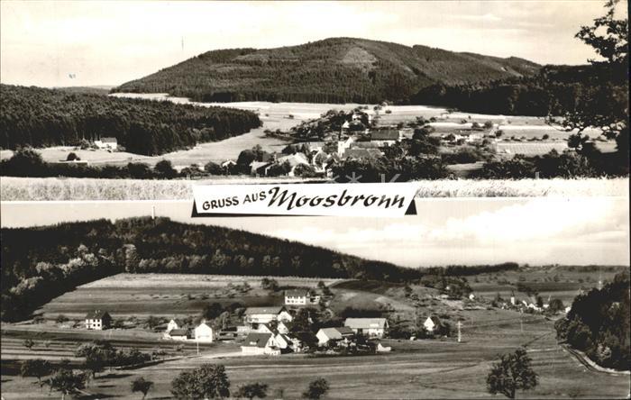 Moosbronn mit Ortsteil Althof und Mahlbergturm Wallfahrtsort