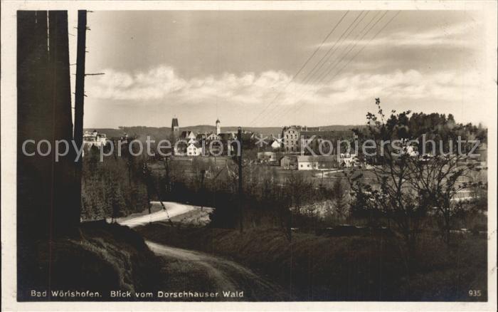 Bad Woerishofen Blick vom Dorschhauser Wald
