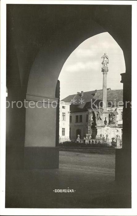Dobruska Gutenfeld Arkaden Saeule