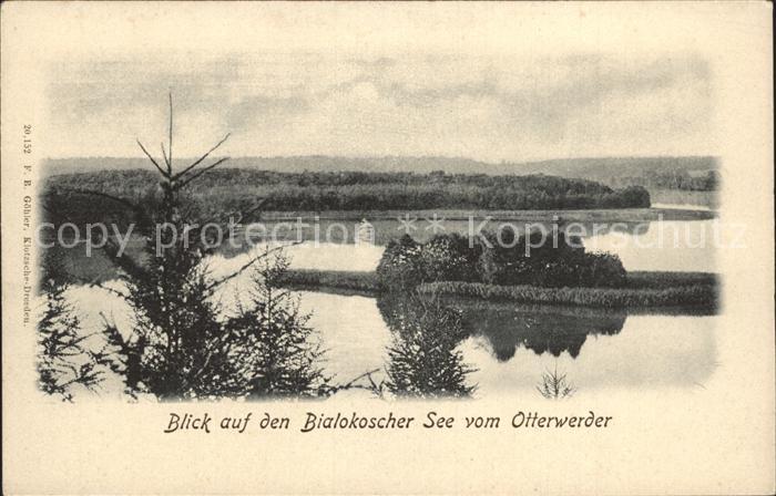 Posen Poznan Blick auf den Bialokoscher See vom Otterwerder