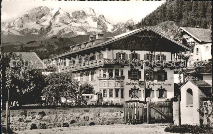 Wallgau Hotel Gasthof zur Post it Zugspitzmassiv