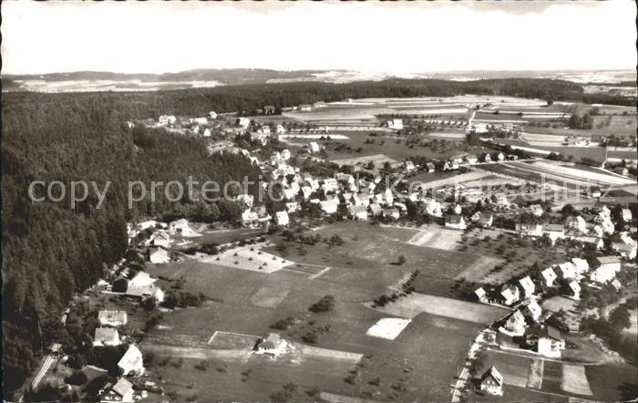 Hallwangen Hoehenluftkurort Fliegeraufnahme