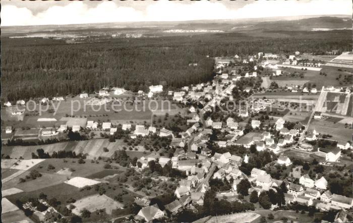Hallwangen Hoehenluftkurort Fliegeraufnahme