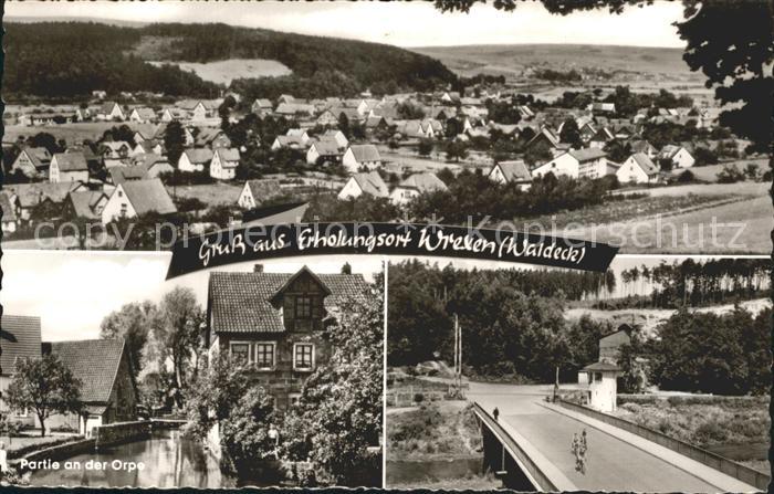 Wrexen Gesamtansicht Partie an der Orpe Bruecke