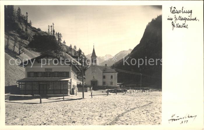 Haeusling Zillertal Gasthof Kirche